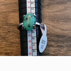 Elegant Silver Turquoise Ring